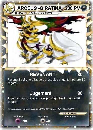 Pokemon ARCEUS -GIRATINA