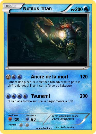 Pokemon Notilus Titan