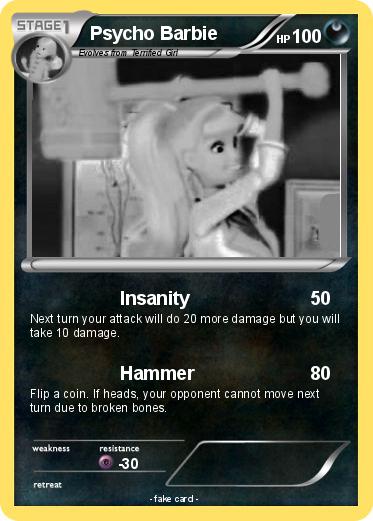 Pokemon Psycho Barbie