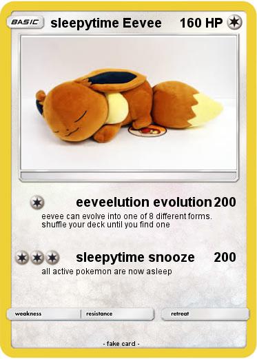 Pokemon sleepytime Eevee