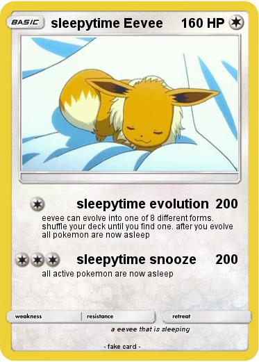 Pokemon sleepytime Eevee