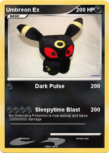 Pokemon Umbreon Ex