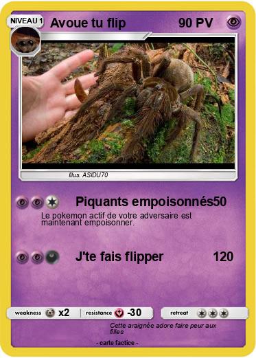Pokemon Avoue tu flip