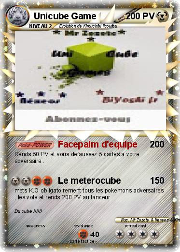 Pokemon Unicube Game