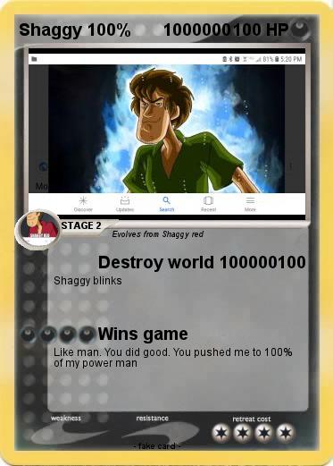 Pokemon Shaggy 100%       1000000