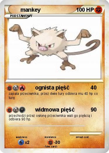 Pokemon mankey