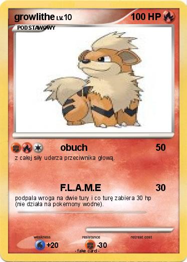 Pokemon growlithe