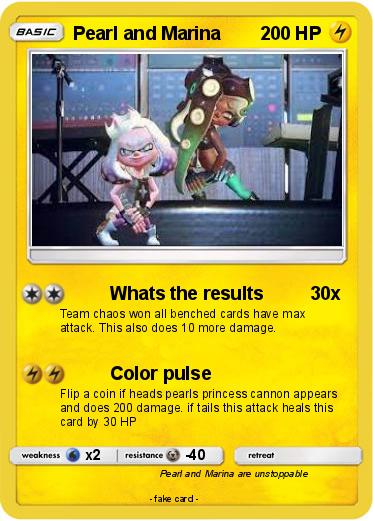 Pokemon Pearl and Marina