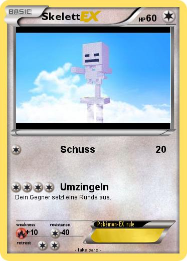 Pokemon Skelett