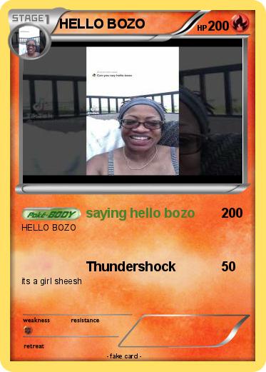 Pokemon HELLO BOZO