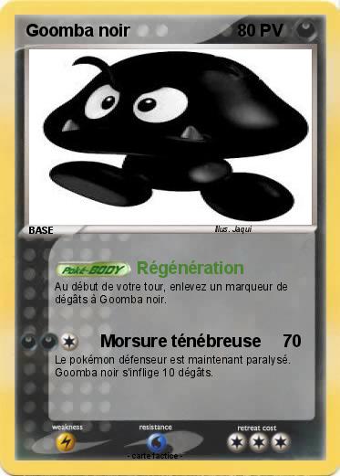 Pokemon Goomba noir