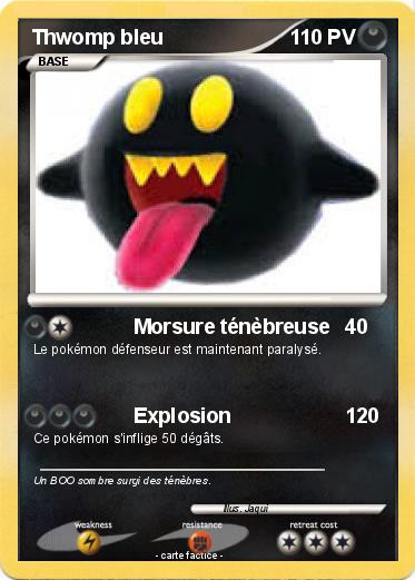 Pokemon Thwomp bleu