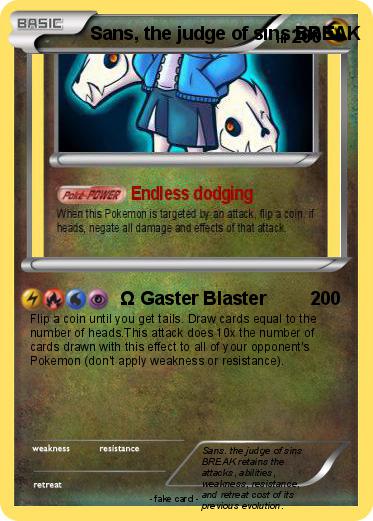 Pokemon Sans, the judge of sins BREAK