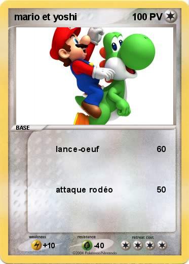 Pokemon mario et yoshi