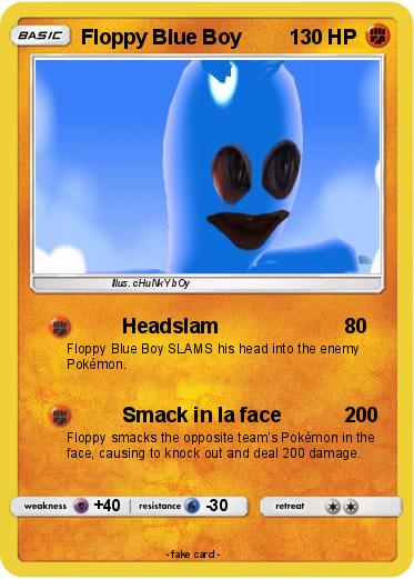 Pokemon Floppy Blue Boy