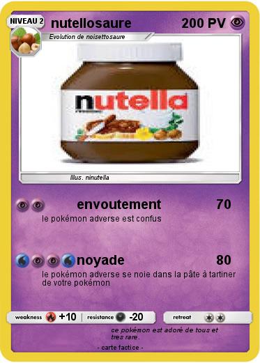 Pokemon nutellosaure
