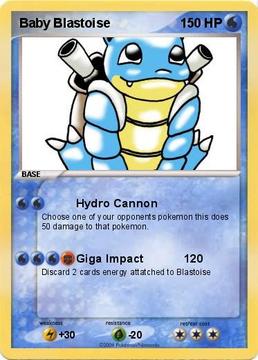 Pokemon Baby Blastoise