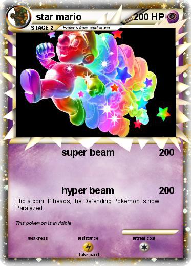 Pokemon star mario