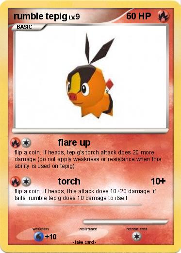 Pokemon rumble tepig