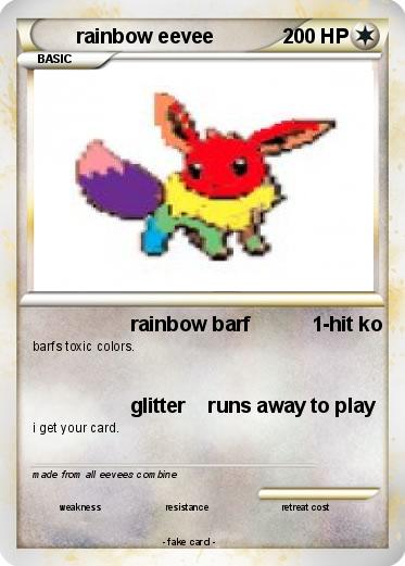 Pokemon rainbow eevee