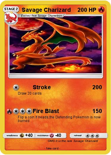 Pokemon Savage Charizard