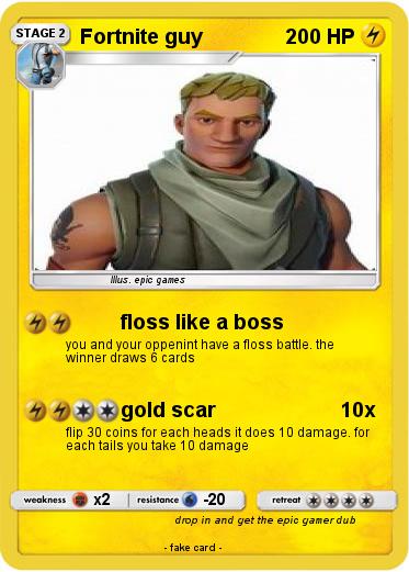Pokemon Fortnite guy