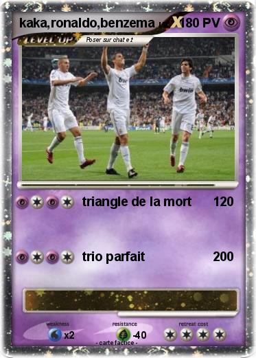 Pokemon kaka,ronaldo,benzema