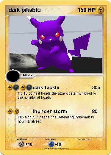Pokemon dark pikablu