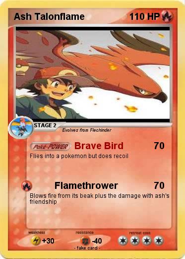 Pokemon Ash Talonflame