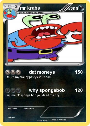 Pokemon mr krabs