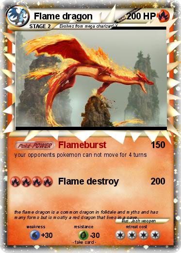Pokemon Flame dragon