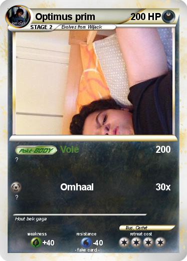Pokemon Optimus prim