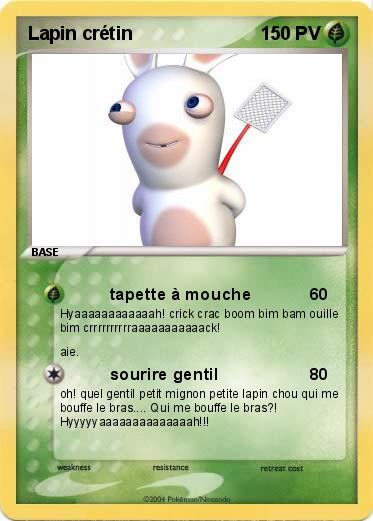 Pokemon Lapin crétin