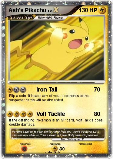 Pokemon Ash's Pikachu