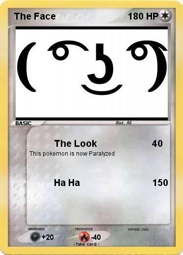 Pokemon The Face