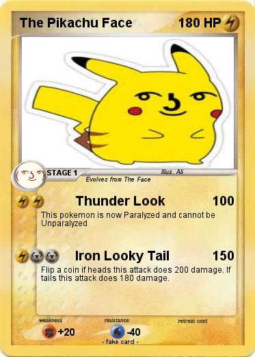 Pokemon The Pikachu Face