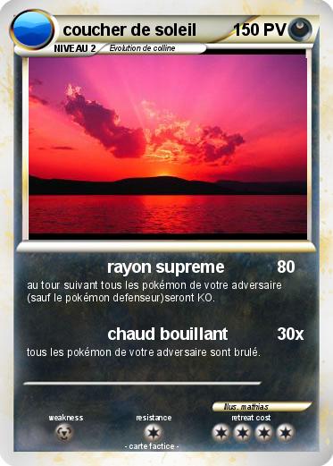 Pokemon coucher de soleil