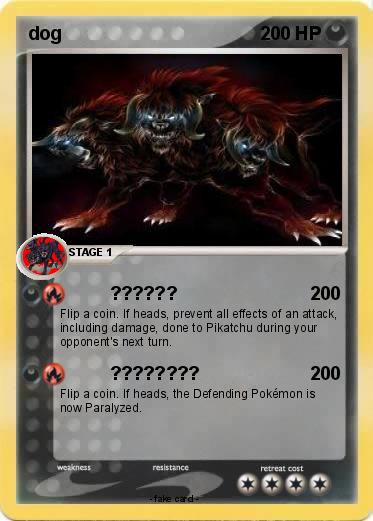 Pokemon dog