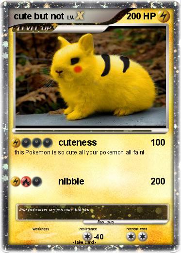 Pokemon cute but not