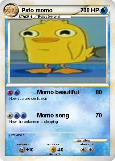 Pokemon Pato momo