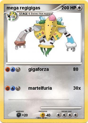 Pokemon mega regigigas