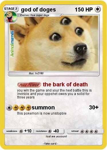 Pokemon god of doges