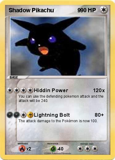 Pokemon Shadow Pikachu               9