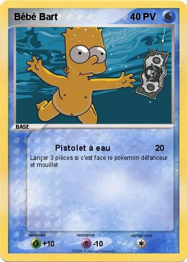 Pokemon Bébé Bart 