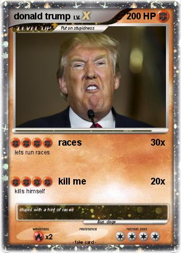 Pokemon donald trump