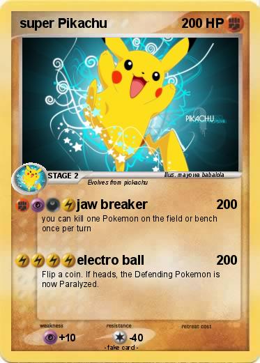 Pokemon super Pikachu
