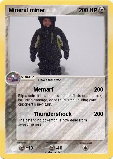 Pokemon Mineral miner