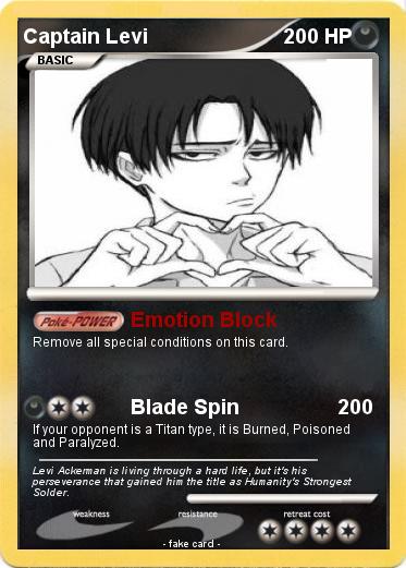 Pokemon Captain Levi