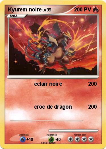 Pokemon Kyurem noire