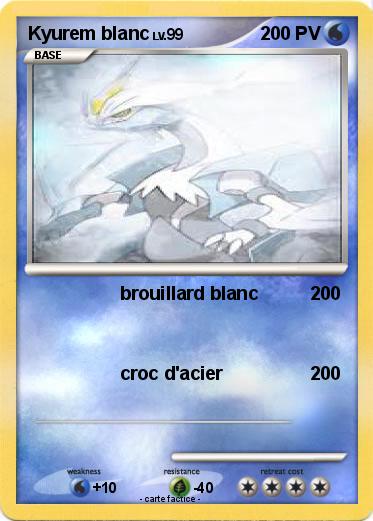 Pokemon Kyurem blanc